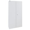 Afmeting: H195 x B90 x D42 cm | Incl. 4 laterale legborden. RAL 9003 Afmeting: H195 x B90 x D42 cm | Incl. 4 laterale legborden. RAL 9003
