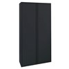 Afmeting: H195 x B90 x D42 cm | Incl. 4 laterale legborden. RAL 9005 Afmeting: H195 x B90 x D42 cm | Incl. 4 laterale legborden. RAL 9005