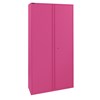 Afmeting: H195 x B90 x D42 cm | Incl. 4 laterale legborden. RAL 4003 Afmeting: H195 x B90 x D42 cm | Incl. 4 laterale legborden. RAL 4003