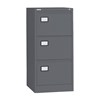 Dossierladenkast: H102 x B47 x D62cm. - Incl. 3 laden. RAL 9007 Dossierladenkast: H102 x B47 x D62cm. - Incl. 3 laden. RAL 9007