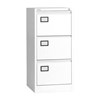 Dossierladenkast: H102 x B47 x D62cm. - Incl. 3 laden. RAL 9003 Dossierladenkast: H102 x B47 x D62cm. - Incl. 3 laden. RAL 9003