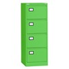 Dossierladenkast: H102 x B47 x D62cm. - Incl. 4 laden. Groen Dossierladenkast: H102 x B47 x D62cm. - Incl. 4 laden. Groen