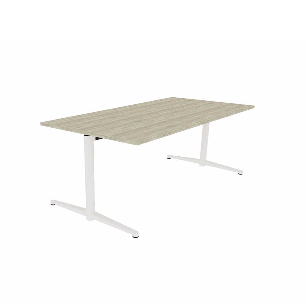 Palmberg vergadertafel Conference Zonder Blad overstek afbeelding