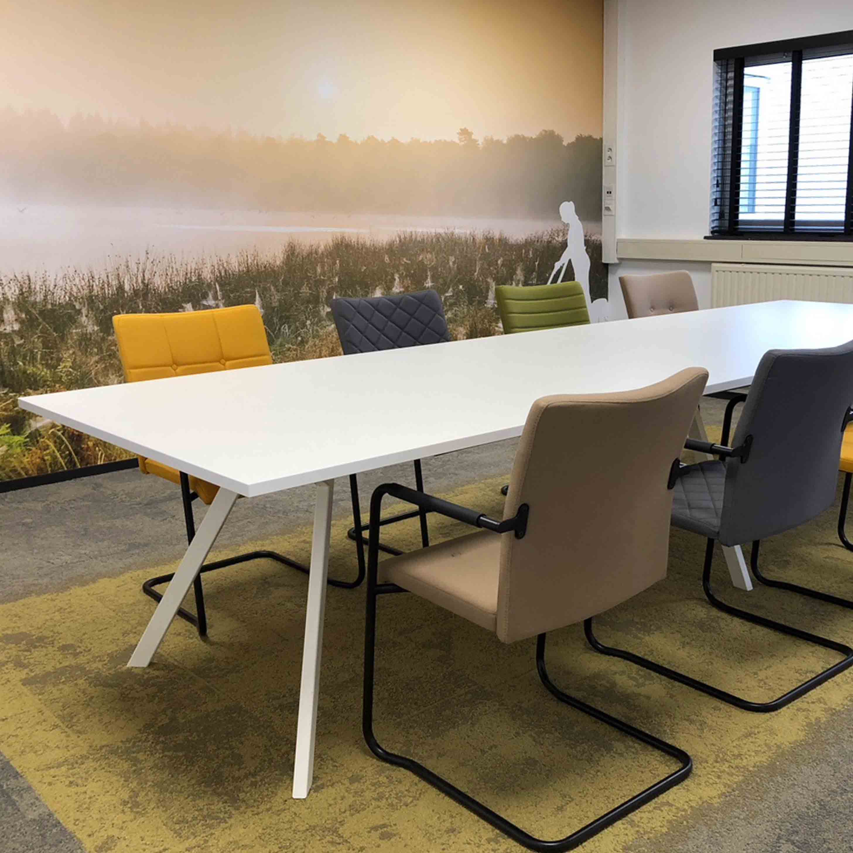 Vergadertafel Bridge rechthoekige afbeelding