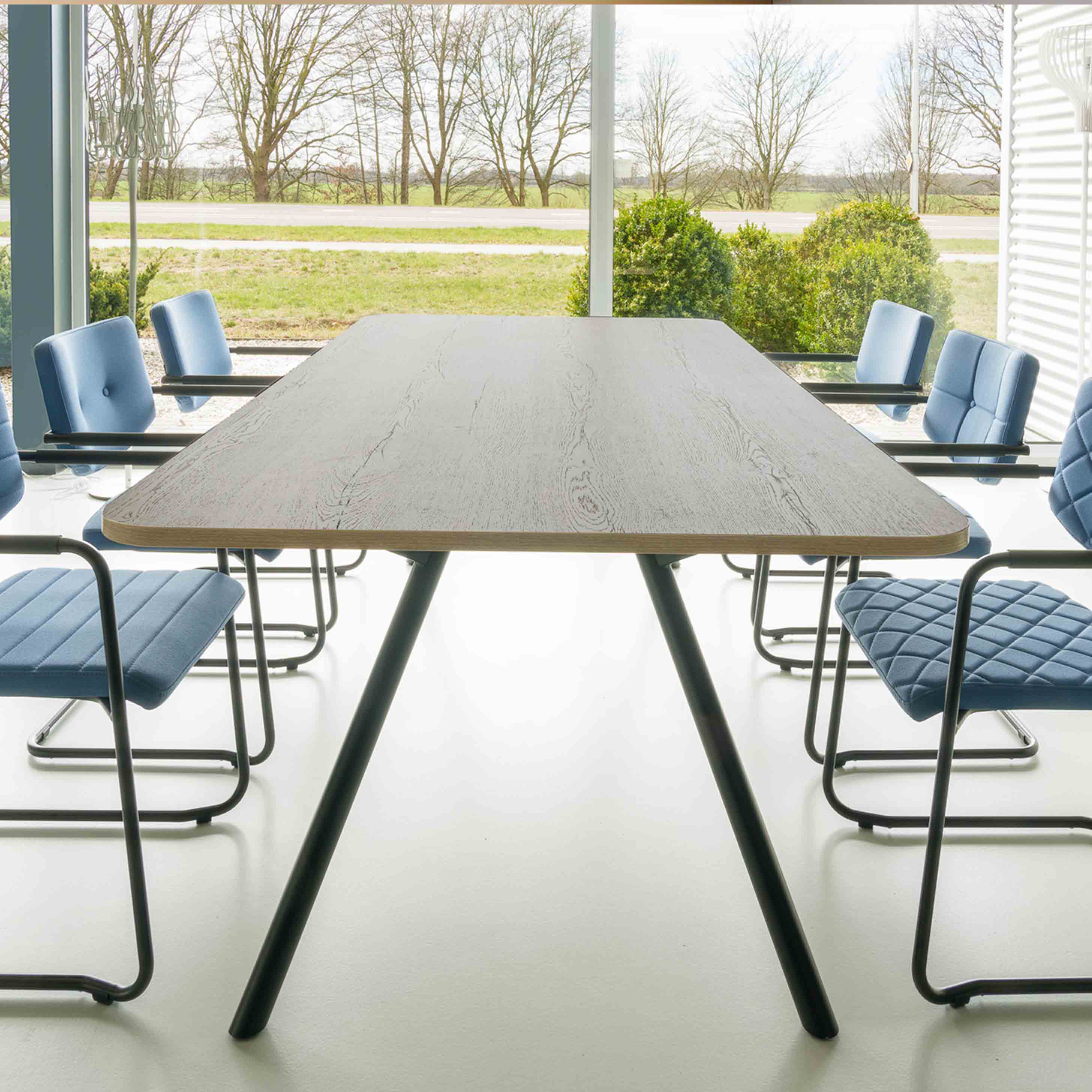 Vergadertafel Bridge rechthoekige afbeelding