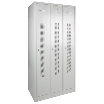 Product afbeelding van Garderobekast WRC 3 PERFO | Staand op sokkel Garderobekast WRC 3 PERFO | Staand op sokkel afbeelding