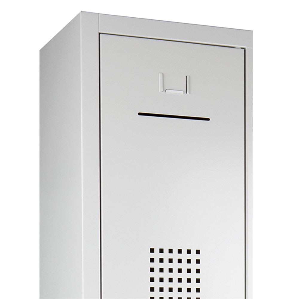 Garderobekast WRC 3 PERFO | Staand op sokkel afbeelding