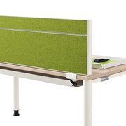 Terio Plus Akoestisch Bureaupaneel Met Accessoirerail