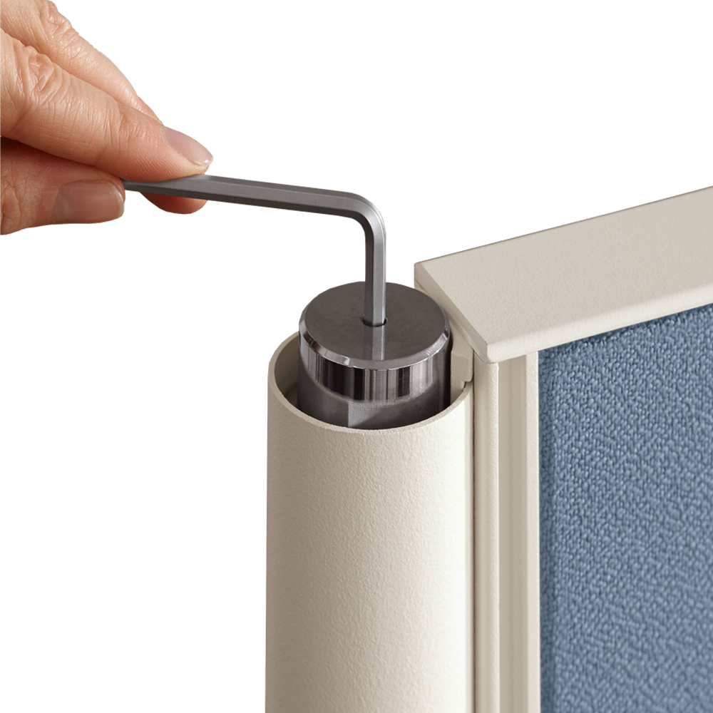 Terio Plus verbindingszuil met halfronde schotelvoet afbeelding