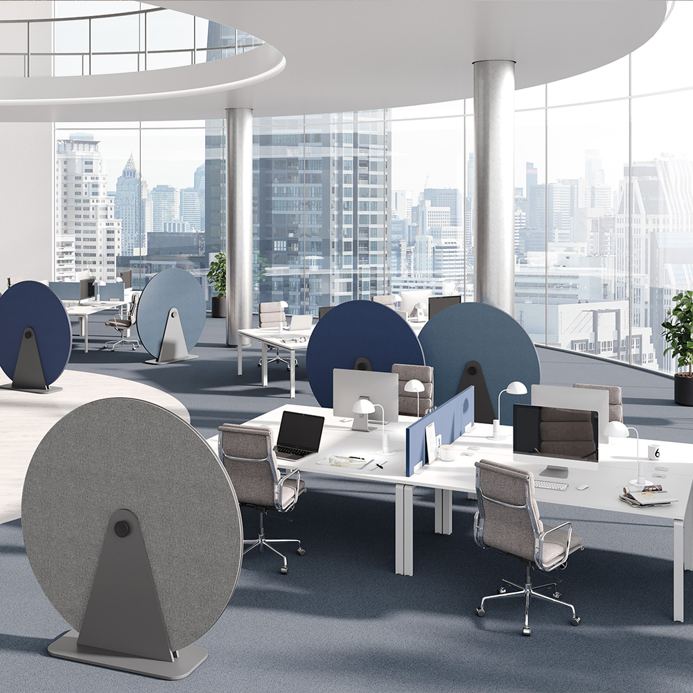 Akoestische roomdivider Disc afbeelding
