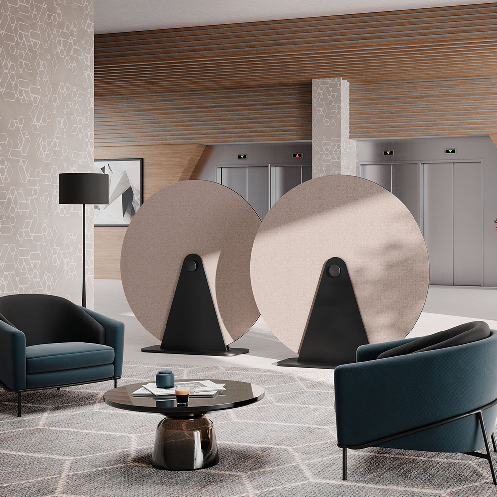 Akoestische roomdivider Disc afbeelding