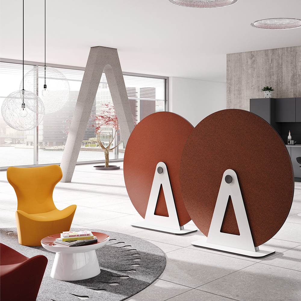 Akoestische roomdivider Disc afbeelding