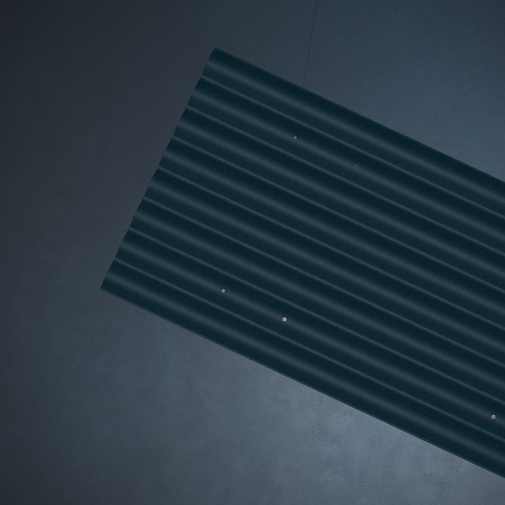 De Vorm plafondpaneel Mute Flow Floating Light afbeelding