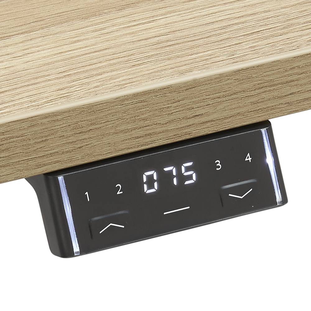 Work Out - Elektrisch zit-sta bureau met wangpoot afbeelding