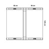 Product afbeelding van Work Out - Elektrisch Zit-Sta Bench Bureau Met Wangpoot Work Out - Elektrisch Zit-Sta Bench Bureau Met Wangpoot afbeelding