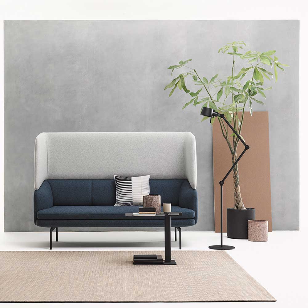 Wachtkamerbank Gabo met kap afbeelding