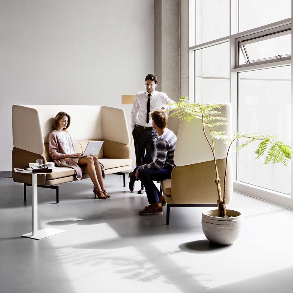 Wachtkamerbank Gabo met kap afbeelding