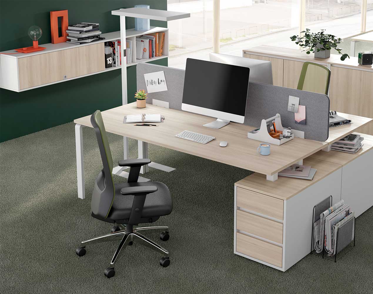 Modulekast Select als zwevende wandkast en als ladeblok docking kast Modulekast Select als zwevende wandkast en als ladeblok docking kast