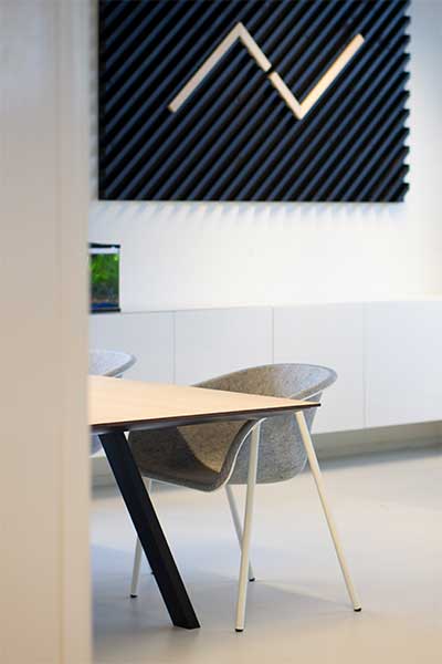 Kantoorinrichting Amsterdam met design stoelen Kantoorinrichting Amsterdam met design stoelen