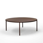 Houten tafel Slim + Round