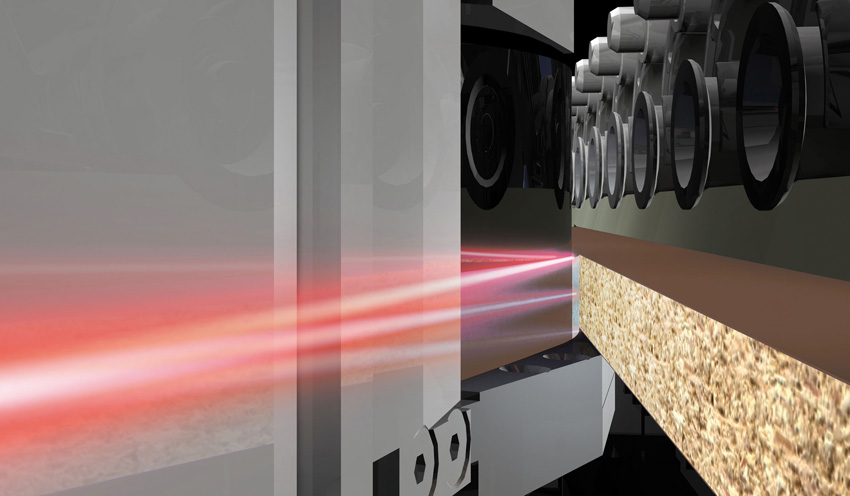 D.m.v. lasers wordt de ABS bladrand versmolten met het melamine. Het resultaat is een naadloze overgang en strakke afwerking. D.m.v. lasers wordt de ABS bladrand versmolten met het melamine. Het resultaat is een naadloze overgang en strakke afwerking.