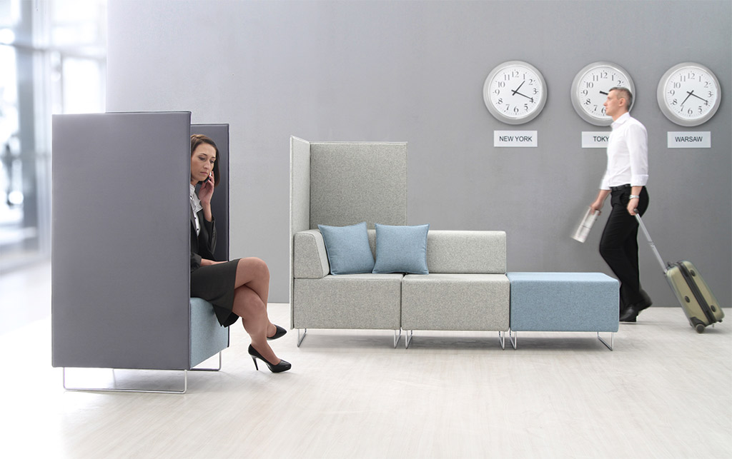 Wachtkamerbank Quadra afbeelding