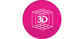 3D tekening icon 3D tekening icon